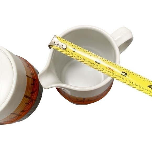 Vintage Casual Ceram Japan Cream and Sugar Set Galaxy Stoneware - Picture 6 of 10